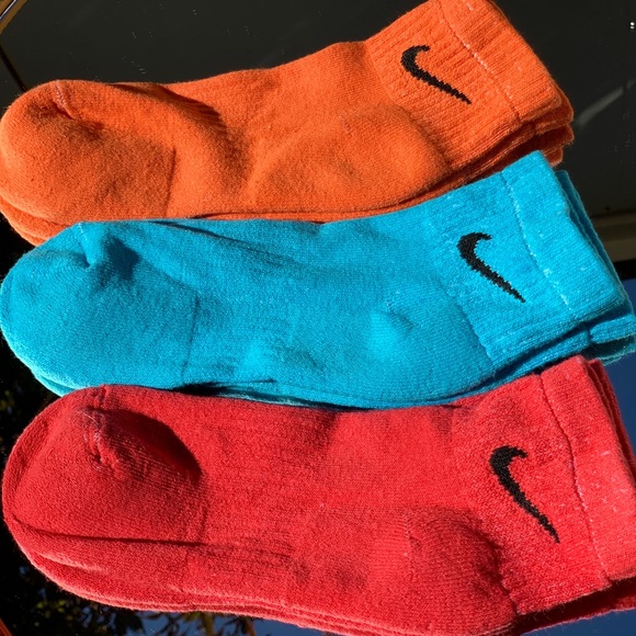 Nike Solid Colored Socks (Red) - Picture 3 of 3